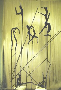 Volo di ginnaste